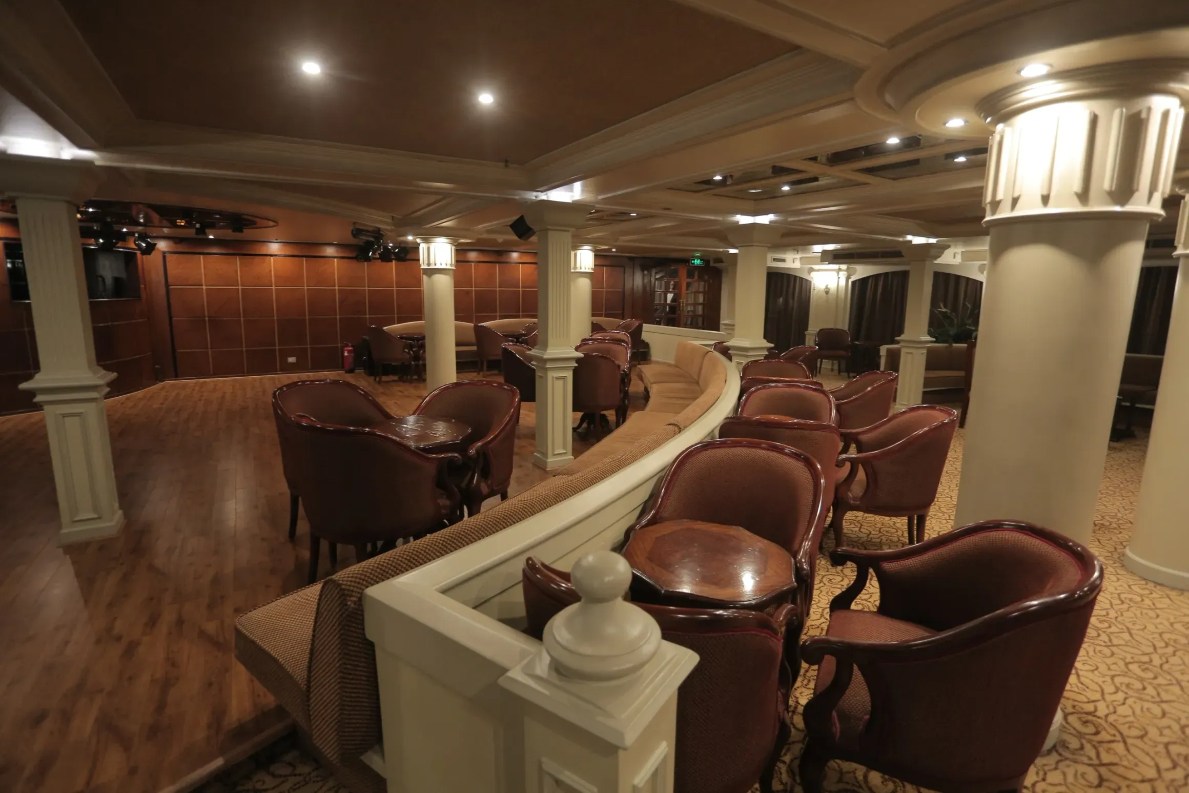 Lounge aboard the Princess Sarah II Nile Cruise Nile cruise